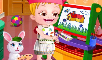 Gioca a Baby Hazel Learns Colors