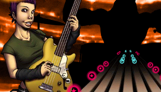 Battle of the Bands: guitar hero, musica, note musicali, chitarra