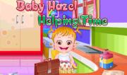 Baby Hazel Helping Time