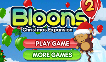 Bloons 2 - Christmas Expansion : bloons, palloncini, animali, scimmie, natale