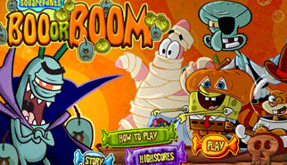 Spongebob - Boo Or Boom: spongebob, bomberman, halloween
