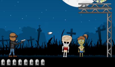 Gli Zombie - Bounzy: tiro, bersaglio, zombie