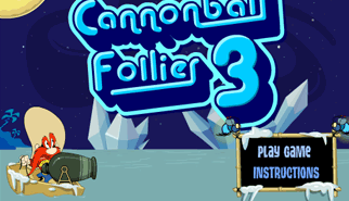 Cannonball Follies 3: cannone, canestri, cartoons, looney tunes