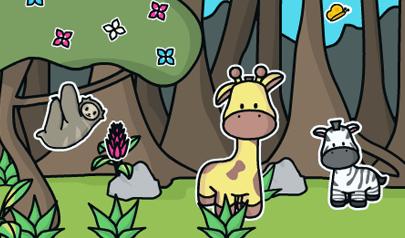 Gioca a Crea una scena - La Giungla