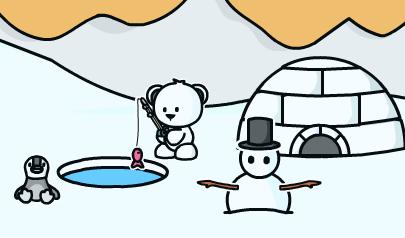 Gioca a Crea una scena - Il Polo Nord