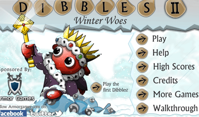 Dibbles 2 Winter Woes: strategia, lemmings