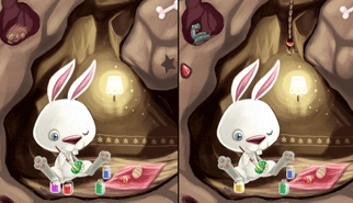 Le Differenze - Easter Bunny: pasqua, differenze, bambini, conigli