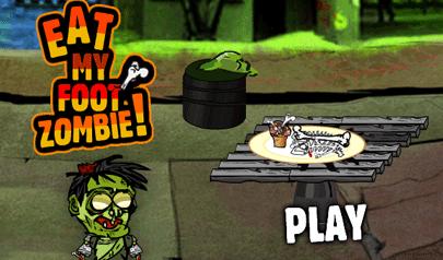 Gioca a Eat My Foot Zombie