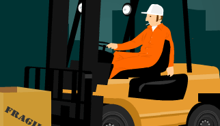 Fork Lift Frenzy: sokoban, casse, elevatore