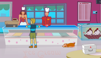 La Gelateria - Funny Ice Cream Parlor: naughty, gelateria