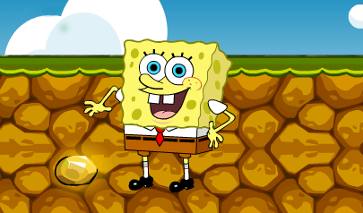 Spongebob - Get Gold: spongebob, cartoons,  goldminer, miniera, pepite, oro