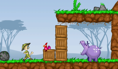 L'Ippopotamo - Hippo's Feeder: animali, tiro, esploratore