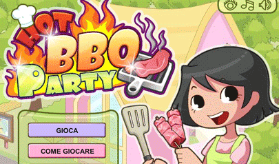 Hot BBQ Party: barbecue, cooking, bancone
