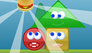 Hungry Shapes: blob, hamburger