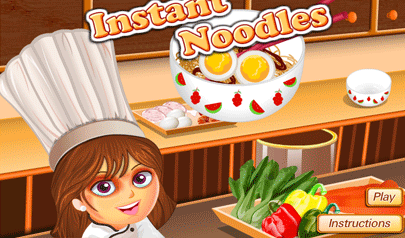 Instant Noodles: girls, bancone, cucina, cooking, ristorante
