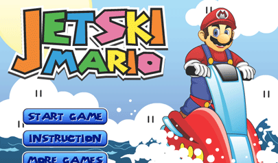 JetSki Mario: super mario, bambini, estate, monete