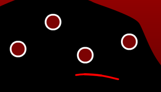 Line Game: tragitto, pareti