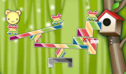 Lolo Bear: equilibrio, bilanciamento, fisica