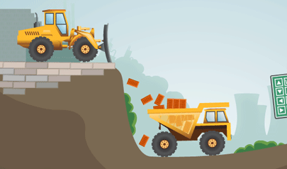 Max Dirt Truck: truck, carico, percorso