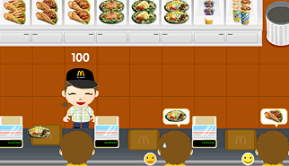 Mc Donald's Restaurant: bancone, fastfood, hamburger