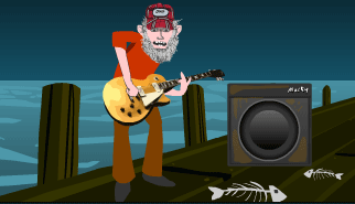 Mr Mucky Guitar Legend: musica, note musicali, chitarra