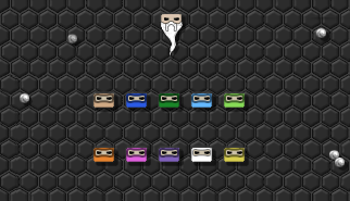 Ninja Bricks: ninja, palline, riflessi