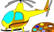 Elicottero da Colorare - Paint My Little Plane