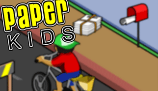Paper Kids - PaperBoy Remake: giornali, consegne, bicicletta, console, atari, paperboy