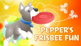 Pepper's Frisbee Fun: lancio in lungo, animali, cani, parco