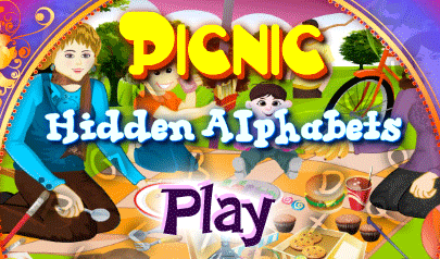 Picnic - Alfabeto Nascosto: numeri, aguzza vista, bambini