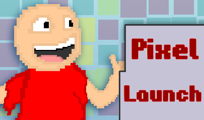 Pixel Launch: cannone, lancio in lungo, pixel