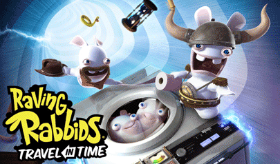 Raving Rabbids - Travel in Time: conigli, dinamite, esplosione