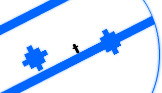Il Cerchio - RotatSpin: ostacoli, pareti, pixel