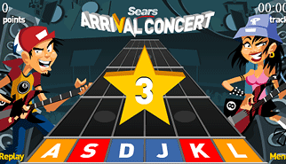 Sears Arrival Concert: musica, note musicali, chitarra