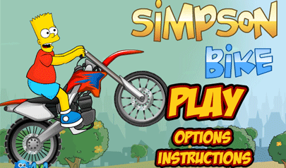 Simpson Bike: simpson, cartoon, tragitto, moto