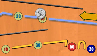 Skill Roll: monete, percorso, flipper