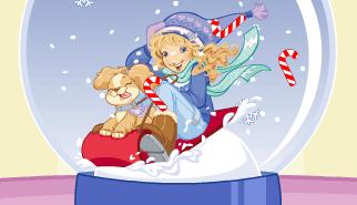 Gioca a Holly Hobbie - Create a Snow Globe