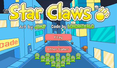 Star Claws: fisica, strategia, gatti, alieni, pixel