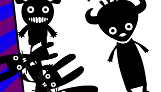 Stupid Rabbits: disegno col mouse, conigli