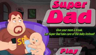 Il Pap� - Super Dad: neonati, minigiochi, accudire