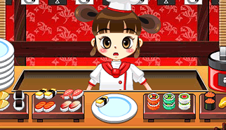 Sushi Bar: sushi, bancone, cooking