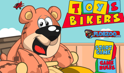 I Giocattoli - Toys Bikers: bambini, bicicletta, tragitto, ostacoli, giocattoli