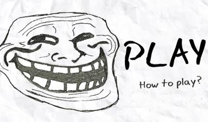 Gioca a Il Lancio del Troll - Trollface Launch