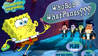 Spongebob - Who Bob What Pants: spongebob, bubblebobble, cartoons