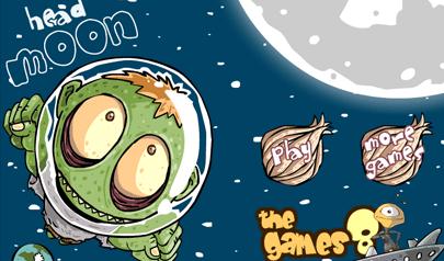 Gioca a Zombie sulla Luna - Zombie Head Moon
