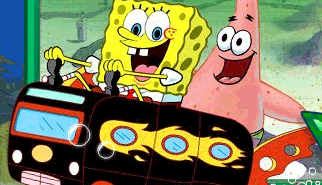 Spongebob - Bus Rush: spongebob, cartoons, labirinto, uscita