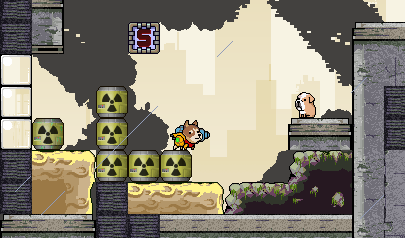 Escape from Puppy Death Factory: avventura scorrevole, platform, pixel, animali, cani