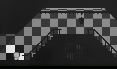 Five: platform, avventura scorrevole, bianco e nero