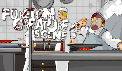 Foreign Creature Scene: punta e clicca, alieni, splatter