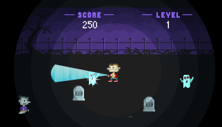 Graveyard Panic: fantasmi, cimitero, torcia, arcade, buio